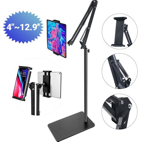 tablet floor stand|adjustable tablet stand.
